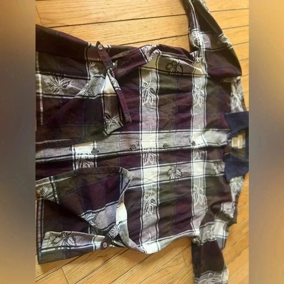 bobbie brooks button up shirt Women’s 18/20 Embroidered Leaves Dark Academia - Picture 2 of 7